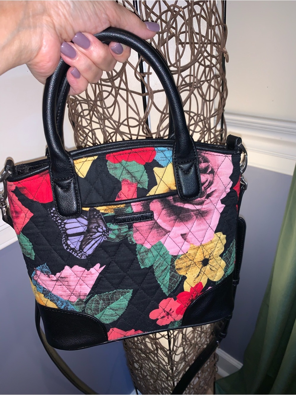 Vera Bradley two way bag handbag/Crossbody bag